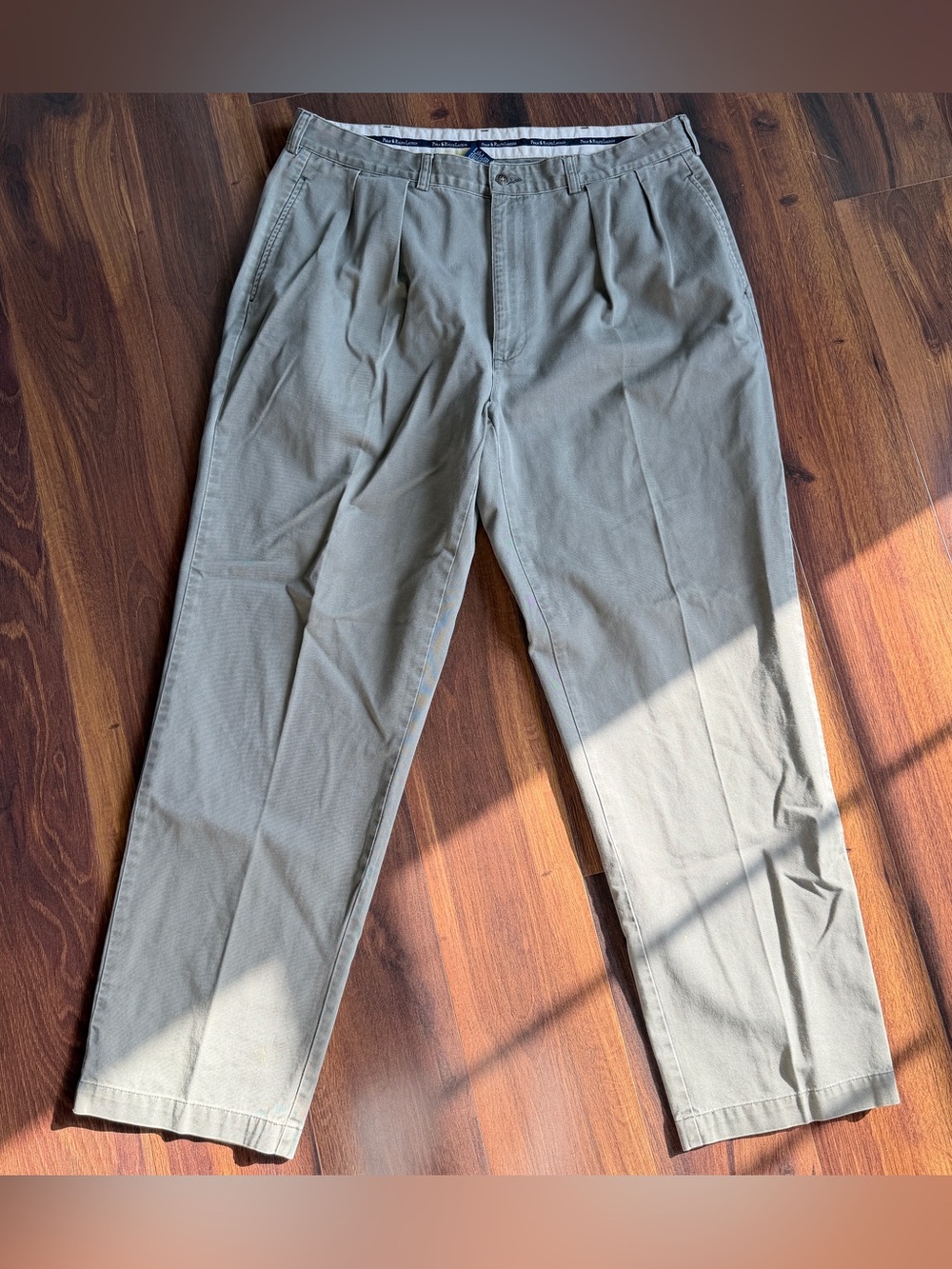 Polo Ralph Lauren Pleated Dress Pants 100% Cotton Dress Pants 38x32